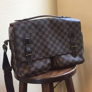 Louis Vuitton Demier Ebene Broadway Messenger Bag